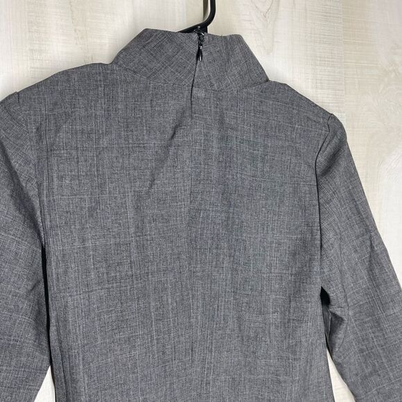 Dioni gray‎ 3/4 sleeve sheath dress, size small - Picture 12 of 16